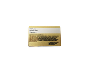 บัตรกำนัลสมาชิกวีไอพี Metal Black Gold Frosted ปรับแต่งลายเซ็น