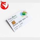 บัตรสมาชิก Proximity RFID สีโลหะนามบัตร PVC วัสดุ