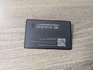Brushed Finishing  1k Nfc Metal RFID Card สำหรับธนาคาร