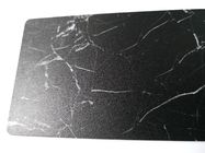Blister Coating 85x54mm Black Frosted Marble นามบัตร