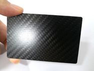 สิ่งทอลายทแยงธรรมดาคาร์บอนไฟเบอร์ NFC N-tage216 Metal RFID Card
