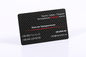 นามบัตรพีวีซีสีดำทนรอยขีดข่วนบัตรสมาชิกคาร์บอนไฟเบอร์ 85x54x0.5 มม
