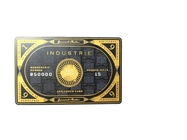 บัตรสมาชิกทองเหลืองทองโลหะเลเซอร์แกะสลัก Matt Black 0.8mm ความหนา