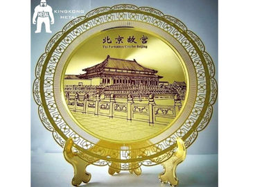 ของที่ระลึกงานศิลป์โลหะเหรียญทองเครื่องเงินประดับตกแต่งบ้าน