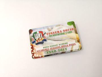 การพิมพ์รูเจาะรูพีวีซีนามบัตร / แท็กคีย์พลาสติก