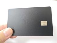 นามบัตรสแตนเลสสวยหรู Dual 4442 Chip และ  1K Chip Matte Black