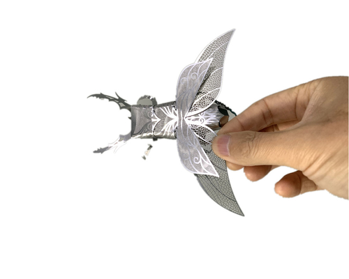 DIY 3D Insect Model ปริศนาโลหะสำหรับผู้ใหญ่ Stain Steel Material